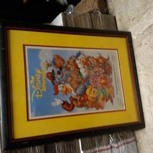 Rare Disney afternoon cartoons promotional poster